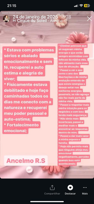 Depoimento de cliente — Ancelmo R.S